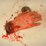 bloody hand